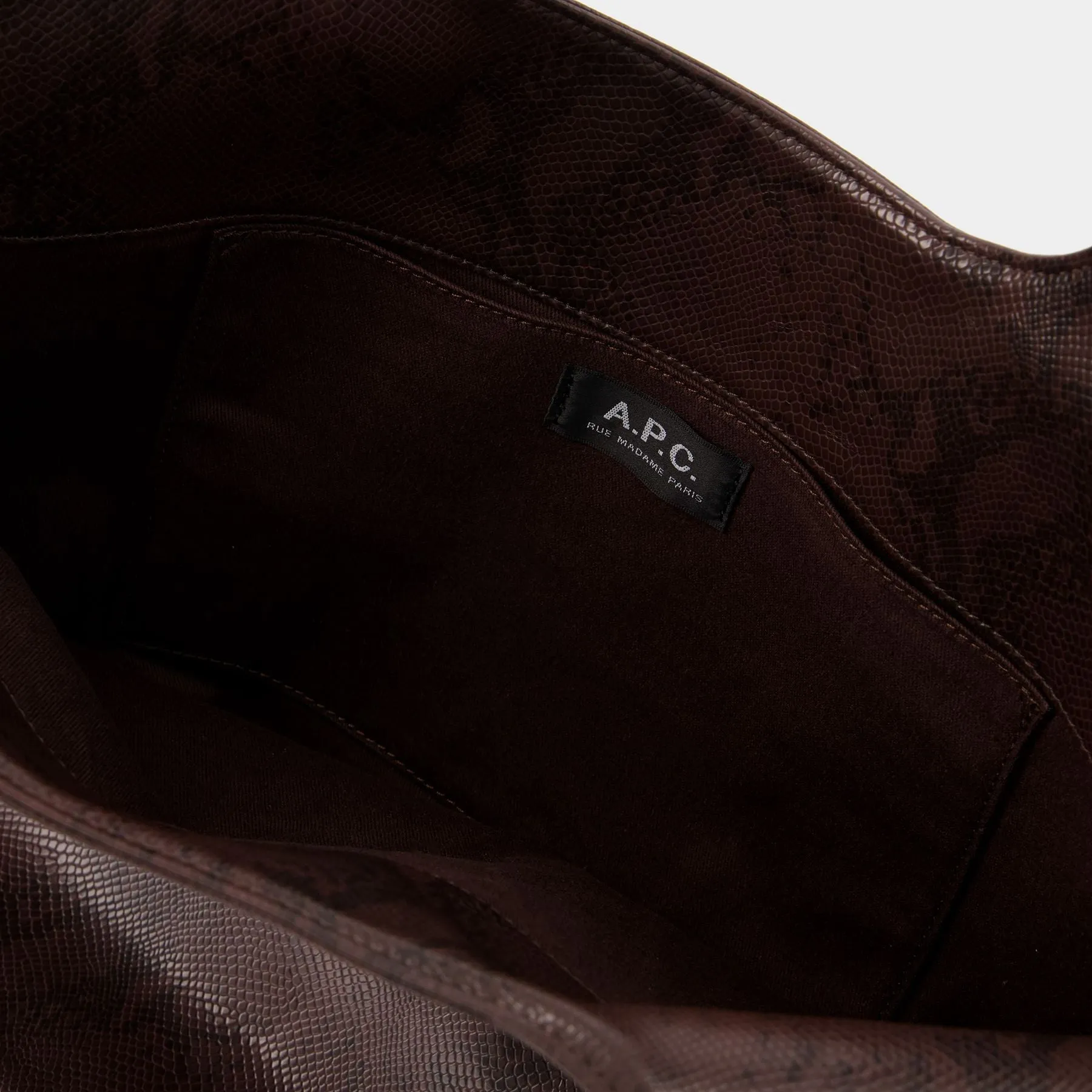 A.P.C.  Ninon Tote Bag - A.P.C. - Synthetic Leather - Blackberry