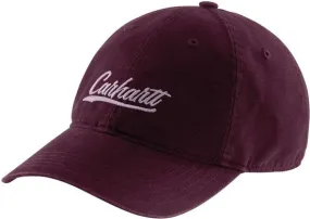 Carhartt Canvas Script Graphic Cap Blackberry