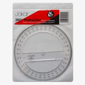 Jakar : Protractor 360° : 150mm