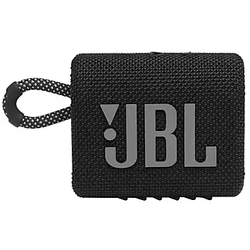 JBL Go 3 Portable Waterproof Speaker- Black | Kaleidoscope