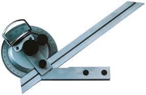 MikronTec 360° Metric  Bevel Protractor, 150 mm Stainless Steel Blade