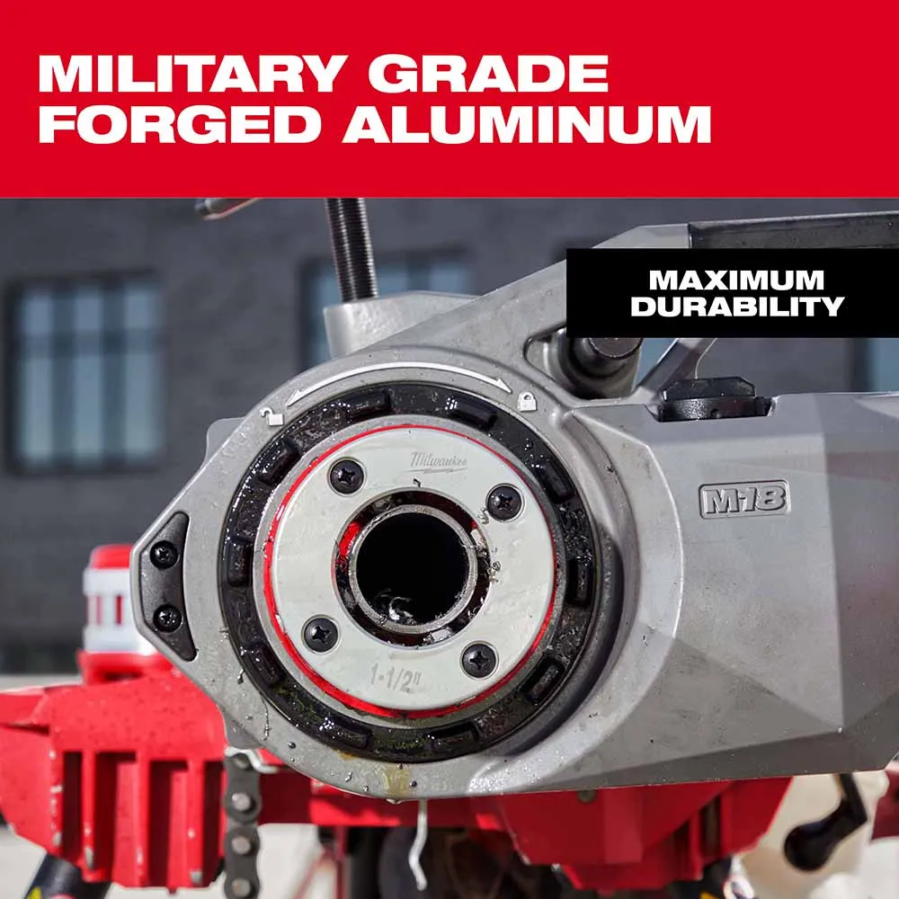 Milwaukee 48-36-1002 3/4" Alloy NPT Portable Pipe Threading Forged Aluminum Die Head