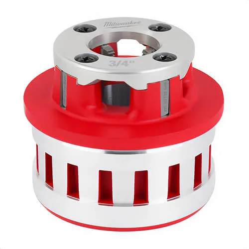 Milwaukee® 48-36-1002 NPT Portable Pipe Threading Forged Aluminum Die Heads, 3/4 in, Alloy
