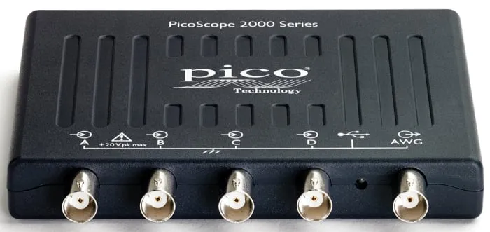 Pico Technology 2407B PicoScope 2000 Series, 70MHz PC Based Oscilloscope, 4 Analogue Channels