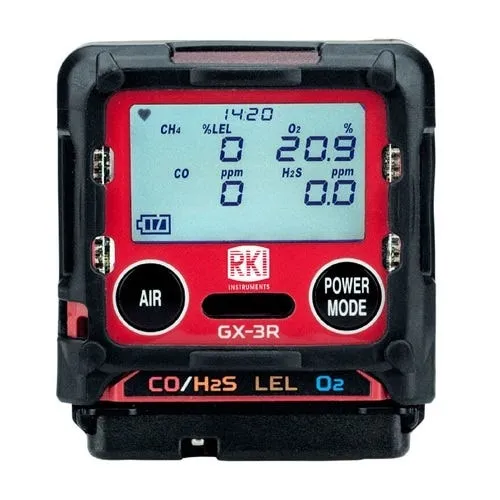 RKI Instruments GX-3R Confined Space 4 Gas Personal Gas Detector 72-RA-C