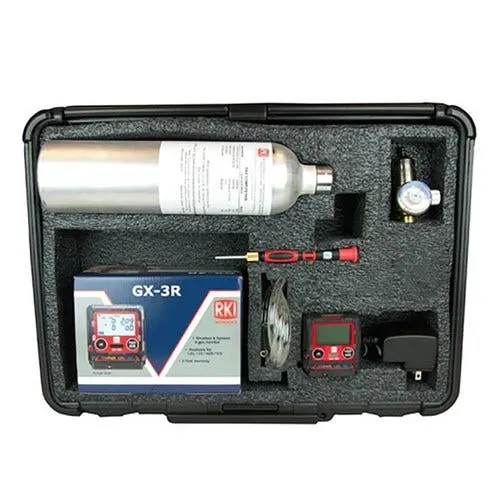 RKI Instruments GX-3R Pro Confined Space 5 Gas Personal Gas Detector W/ Bluetooth Wireless Communication Kit 72-PAX-C-56