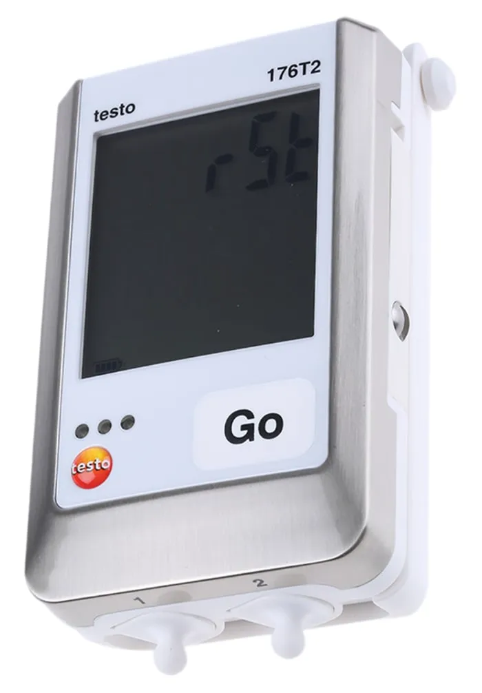 Testo 176-T2 Temperature Data Logger, USB, 2 Input Channel(s)