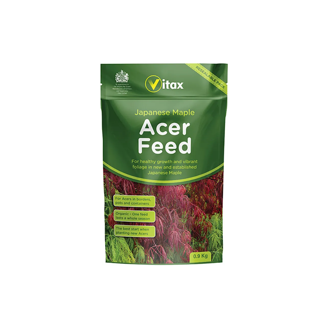 Vitax VTX6AF901 Japanese Maple Acer Feed 0.9kg Pouch
