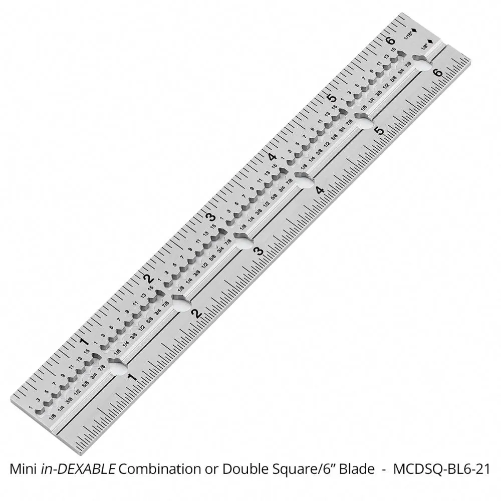 Woodpeckers I-PHHO-MI Mini in-DEXABLE Protractor Head Only - INCH - and Rack-It