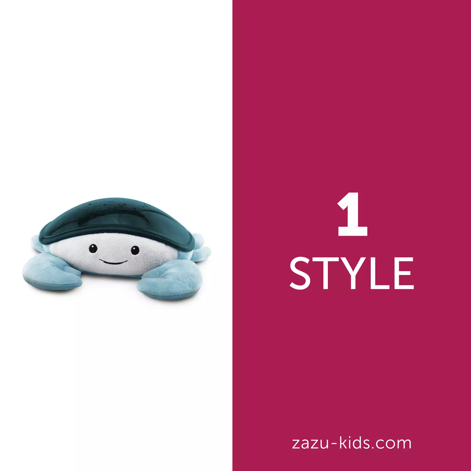 Zazu [Zazu Kids] CODY The Crab, Ocean Projector with 3 Step Sleep Projector Program & Cry Sensor, Night Light for Babies